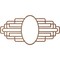 Ekena Millwork Elizabeth Wood Fretwork Pierced Ceiling Medallion, Walnut, 38"W x 19"H x 10 1/2"IW x 18"IH x 3/8"T CMWP38X19X0375EBWA - alternate 4